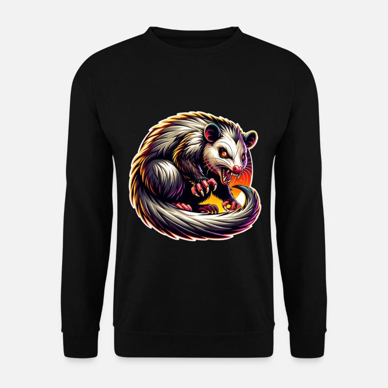 Opossum - Unisex Pullover - Schwarz