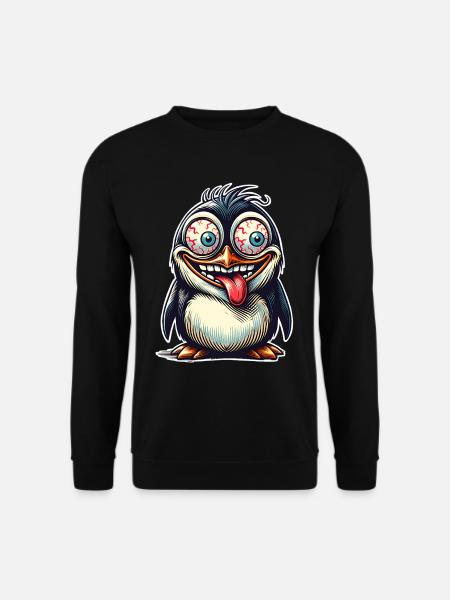 Penguin - Unisex Sweatshirt - black
