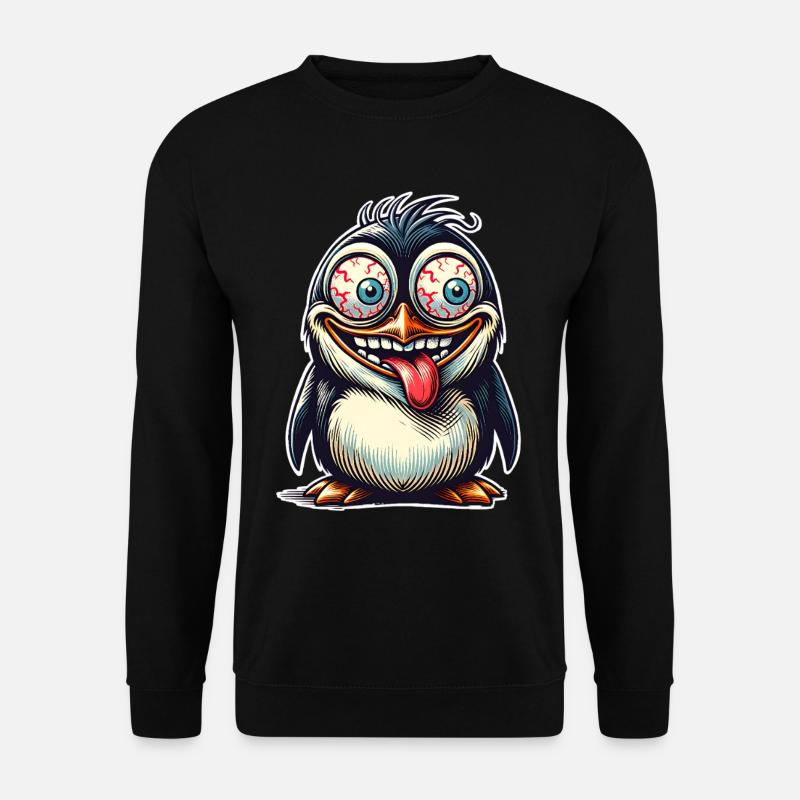 Pinguin - Unisex Pullover - Schwarz