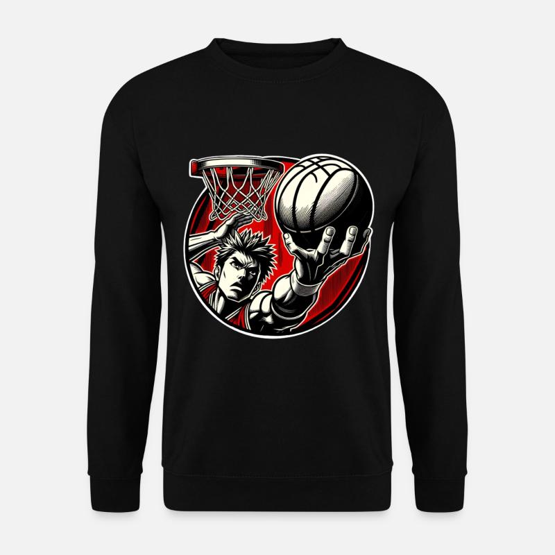 Basket-ball Joueurs de basket-ball - Sweat-shirt Unisexe - noir