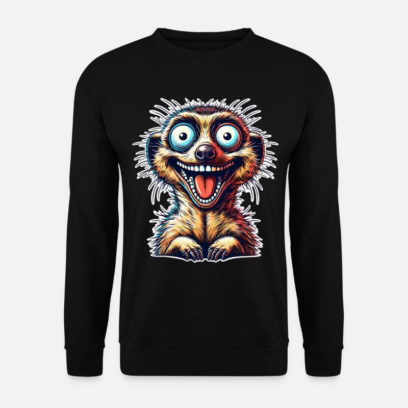 Erdmännchen - Unisex Pullover - Schwarz