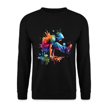 Parkour - Unisex Pullover - Schwarz - Vorne - Alina (178cm) & Michal (187cm)