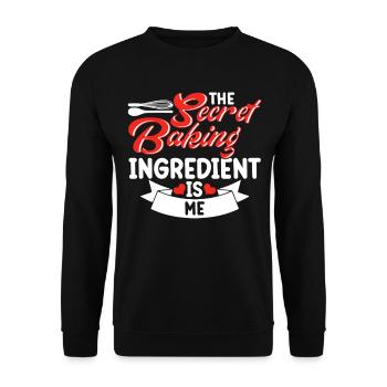 Boulangerie Boulangerie Boulangerie - Sweat-shirt Unisexe - noir - Devant - Alina (178cm) & Michal (187cm)