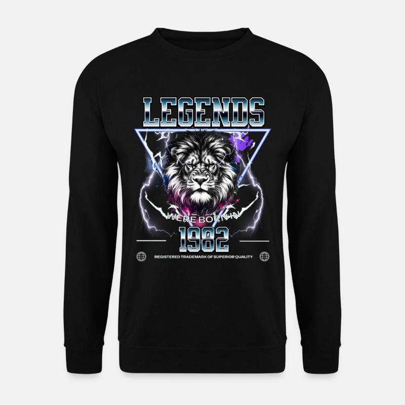 1982 Birthday Legend Leo - Unisex Sweatshirt - black