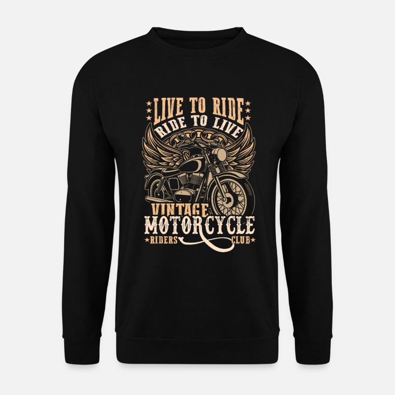 Motorcycle - Unisex Sweatshirt - black