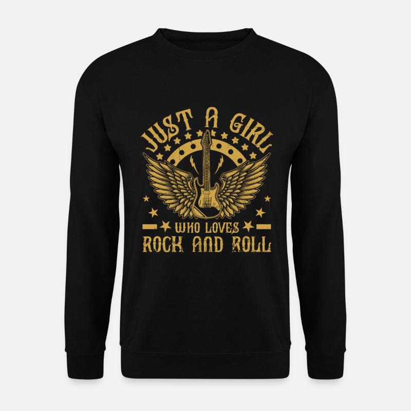 Rock And Roll - Unisex Pullover - Schwarz