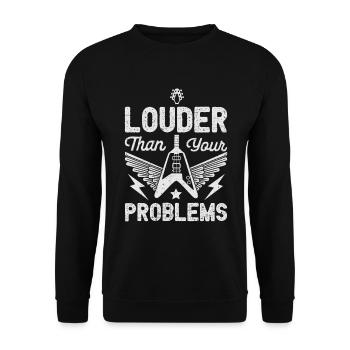 Rock And Roll - Unisex Pullover - Schwarz - Vorne - Alina (178cm) & Michal (187cm)