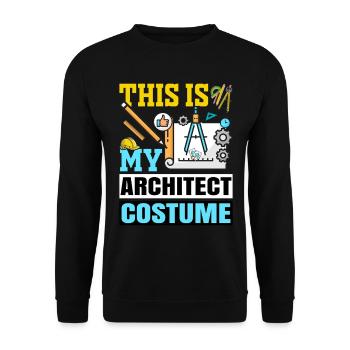 Architect - Unisex Sweatshirt - black - Front - Alina (178cm) & Michal (187cm)