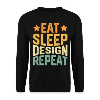 Architect - Unisex Sweatshirt - black - Front - Alina (178cm) & Michal (187cm)