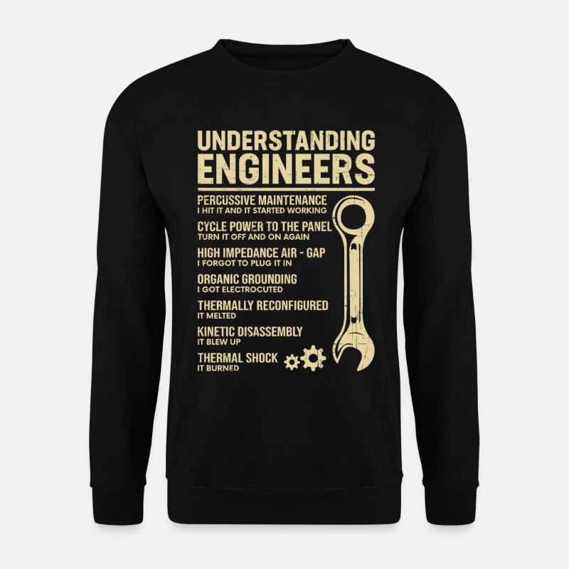 UNDERSTANDING ENGINEERS - Unisex Sweatshirt - black