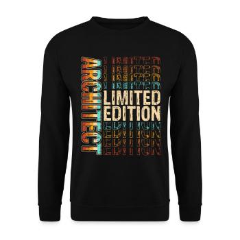 Architect - Unisex Sweatshirt - black - Front - Alina (178cm) & Michal (187cm)