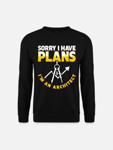 Architecte - Sweat-shirt Unisexe - noir