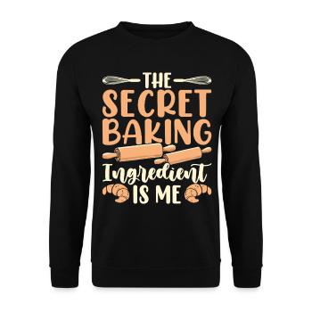 Boulangerie Boulangerie Boulangerie - Sweat-shirt Unisexe - noir - Devant - Alina (178cm) & Michal (187cm)