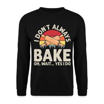 Boulangerie Boulangerie Boulangerie - Sweat-shirt Unisexe - noir - Devant - Alina (178cm) & Michal (187cm)