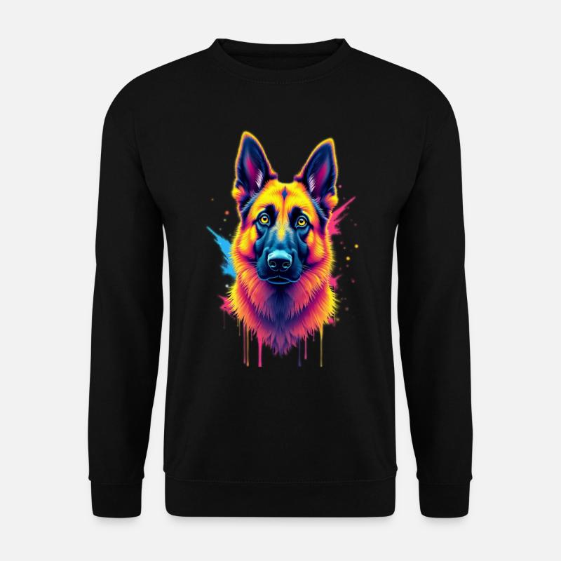 Deutscher Schäferhund Hundeliebhaber Herrchen - Unisex Pullover - Schwarz