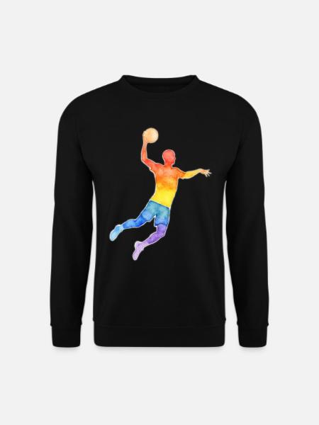 Handball Handballer Handballspieler Geschenkidee - Unisex Pullover - Schwarz