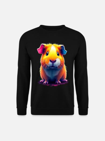 Meerschweinchen Meerschwein Haustier - Unisex Pullover - Schwarz