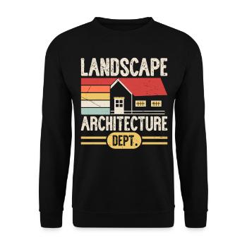 architect - Unisex Sweatshirt - black - Front - Alina (178cm) & Michal (187cm)