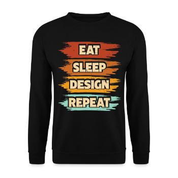 Architect - Unisex Sweatshirt - black - Front - Alina (178cm) & Michal (187cm)