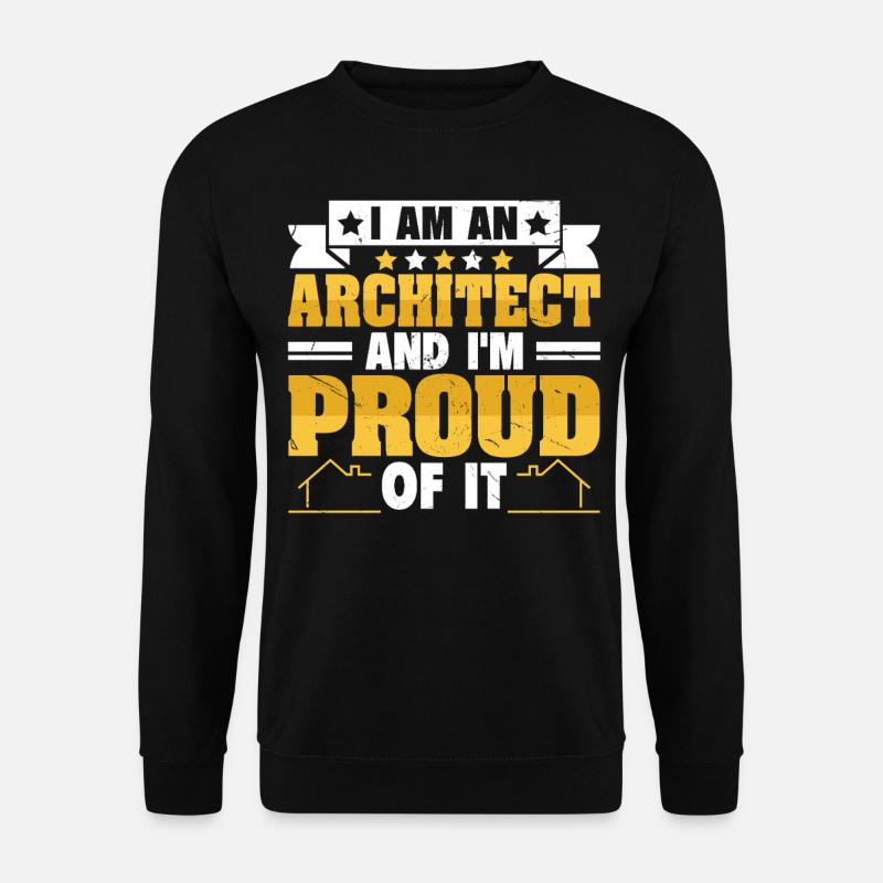 architecte - Sweat-shirt Unisexe - noir