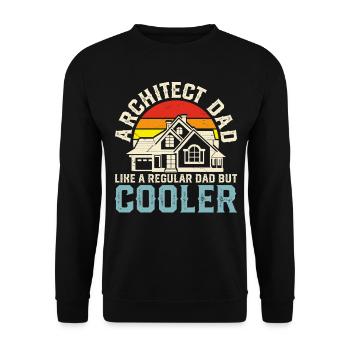 Architect - Unisex Sweatshirt - black - Front - Alina (178cm) & Michal (187cm)