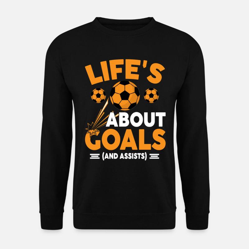 Fußball - Unisex Pullover - Schwarz
