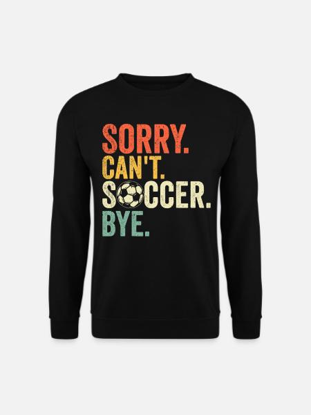 Fußball - Unisex Pullover - Schwarz