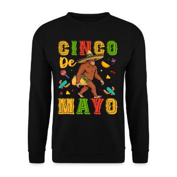 Cino De Mayo - Sweat-shirt Unisexe - noir - Devant - Alina (178cm) & Michal (187cm)