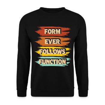 Architect - Unisex Sweatshirt - black - Front - Alina (178cm) & Michal (187cm)