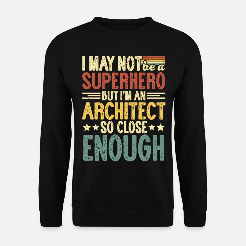 Architecte - Sweat-shirt Unisexe - noir