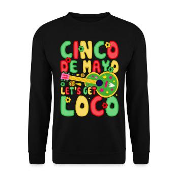 Cinco De Mayo - Sweat-shirt Unisexe - noir - Devant - Alina (178cm) & Michal (187cm)