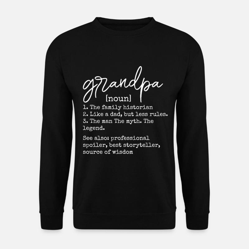 Grandpa - Unisex Pullover - Schwarz
