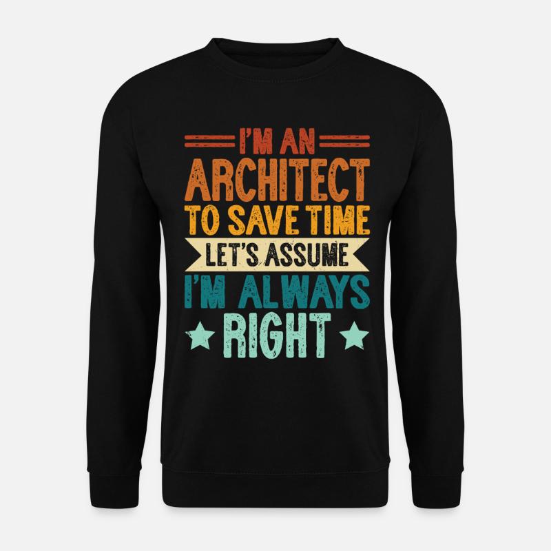 Architekt - Unisex Pullover - Schwarz