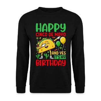 Cinco De Mayo - Sweat-shirt Unisexe - noir - Devant - Alina (178cm) & Michal (187cm)