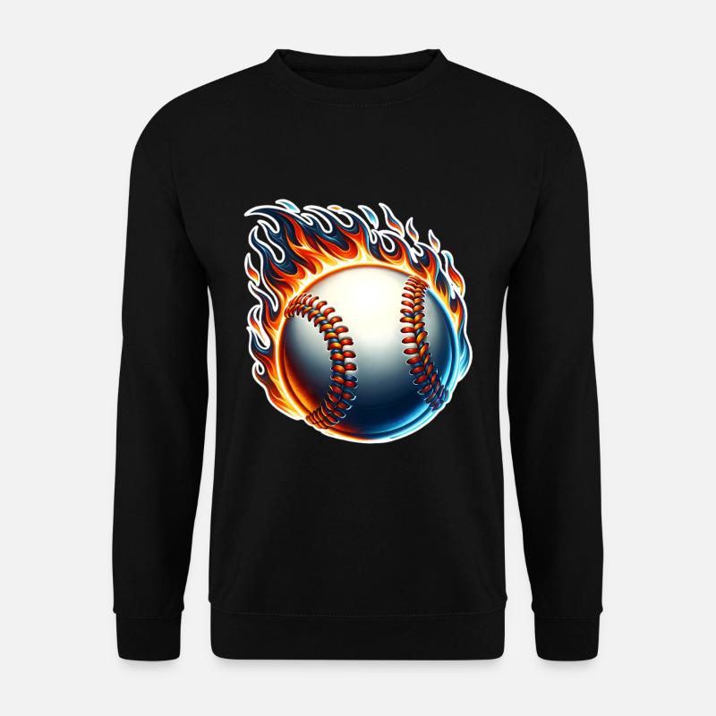Base-ball - Sweat-shirt Unisexe - noir