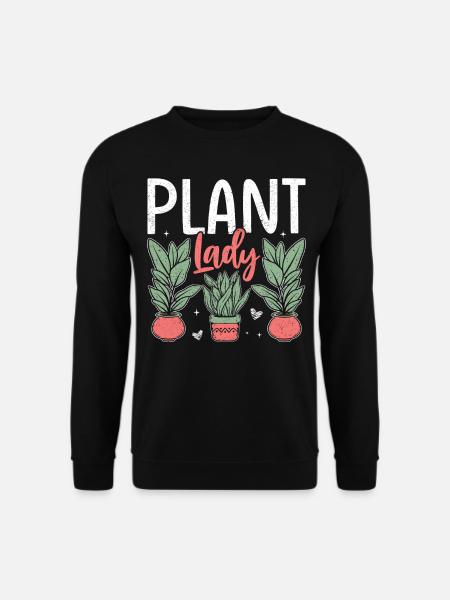 Plant Lady - Unisex Pullover - Schwarz