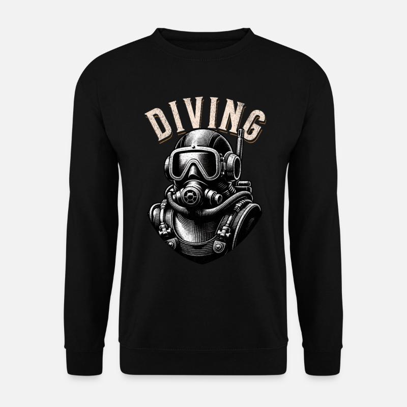 Diving - Unisex Sweatshirt - black