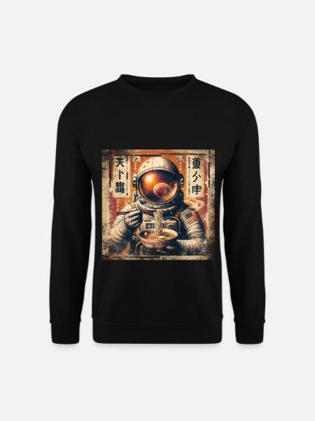 Astronaut Ramen - Unisex Sweatshirt - black