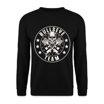 Darts Darts Darts Darts Game - Unisex Sweatshirt - black - Front - Alina (178cm) & Michal (187cm)