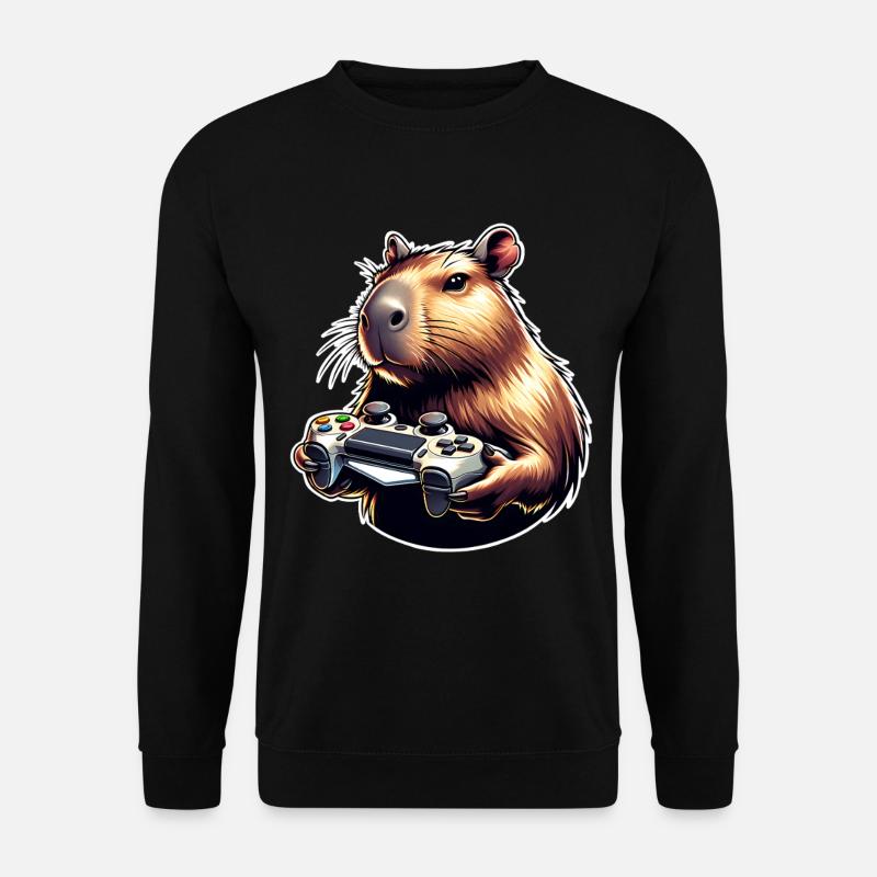 Jeux Capybara - Sweat-shirt Unisexe - noir
