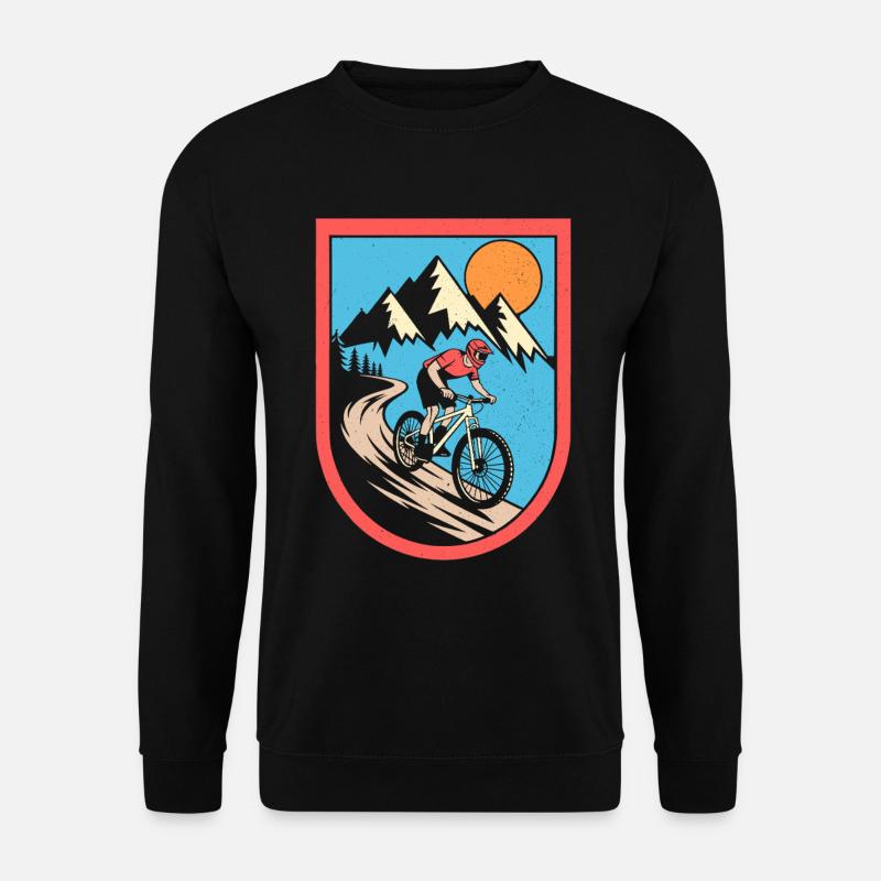 VTT Vélo Cyclisme - Sweat-shirt Unisexe - noir