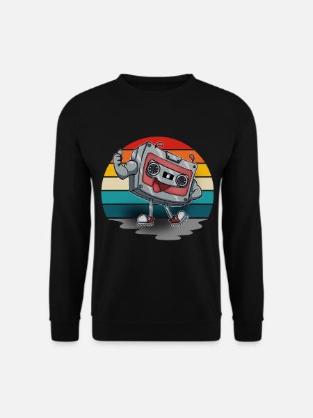 Cassette - Sweat-shirt Unisexe - noir