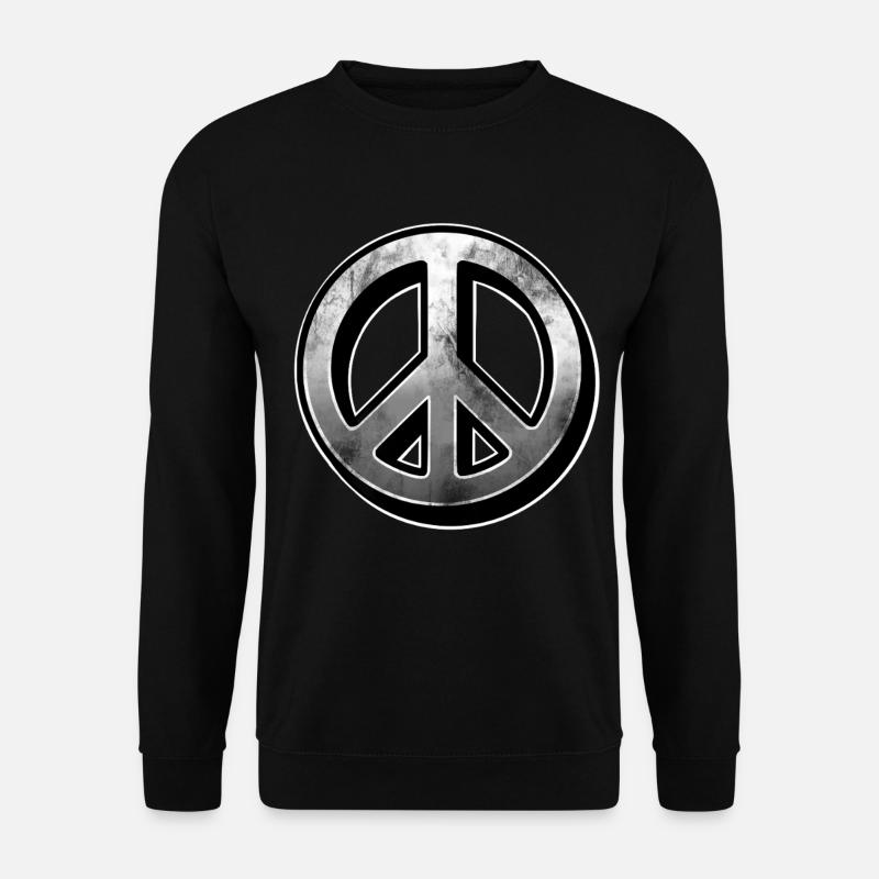 Peacezeichen - Unisex Pullover - Schwarz