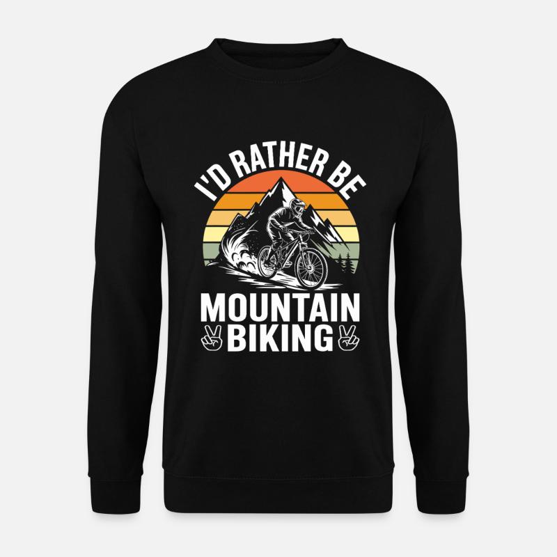 VTT Vélo Cyclisme - Sweat-shirt Unisexe - noir