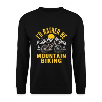 VTT Vélo Cyclisme - Sweat-shirt Unisexe - noir - Devant - Alina (178cm) & Michal (187cm)
