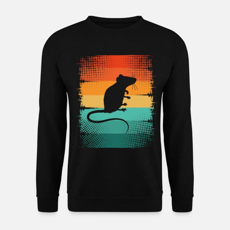 Ratte - Unisex Pullover - Schwarz