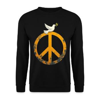 Dove of Peace Dove Dove Dove Pigeon Breeder - Unisex Sweatshirt - black - Front - Alina (178cm) & Michal (187cm)