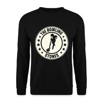 Bowling - Sweat-shirt Unisexe - noir - Devant - Alina (178cm) & Michal (187cm)