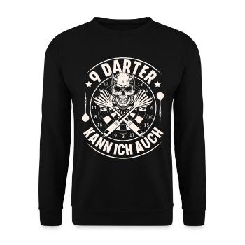 Darts - Unisex Pullover - Schwarz - Vorne - Alina (178cm) & Michal (187cm)
