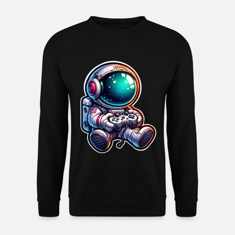 Astronaut Gaming - Unisex Sweatshirt - black